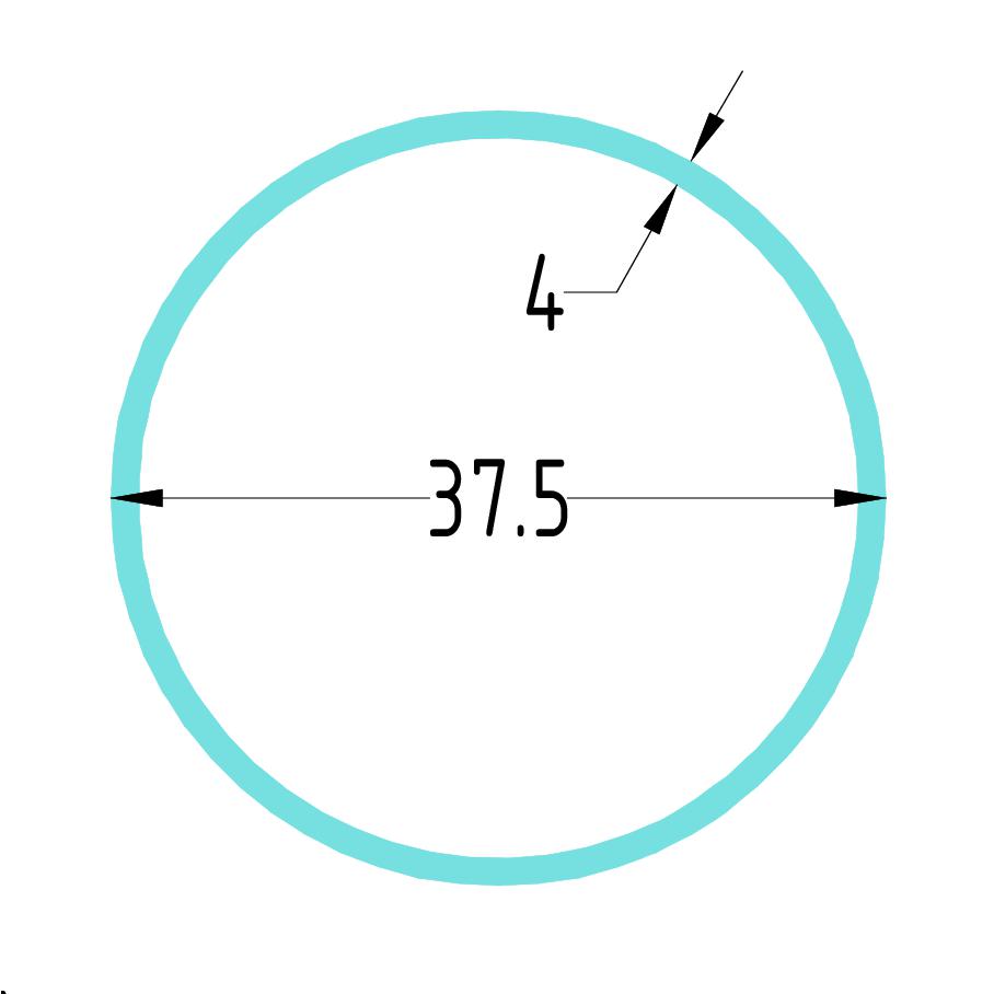 Труба Т37,5*4
