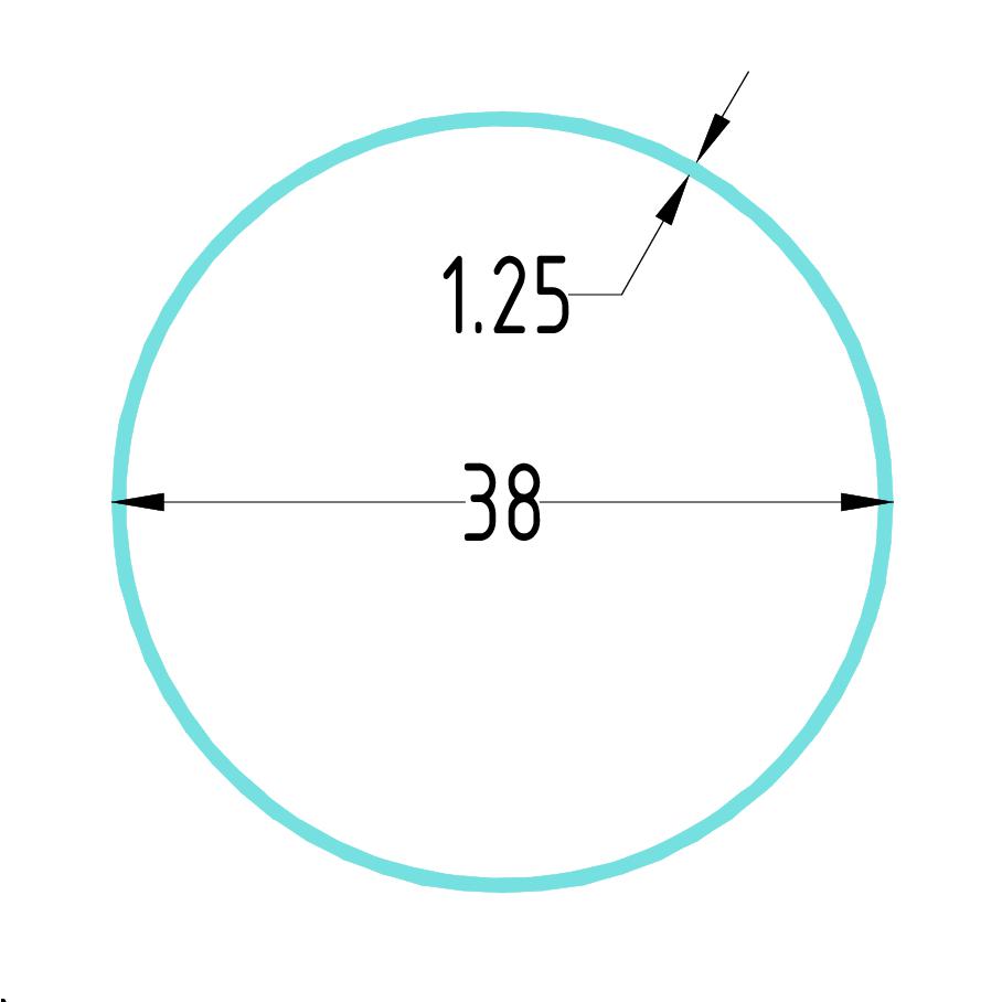 Труба Т38*1,25